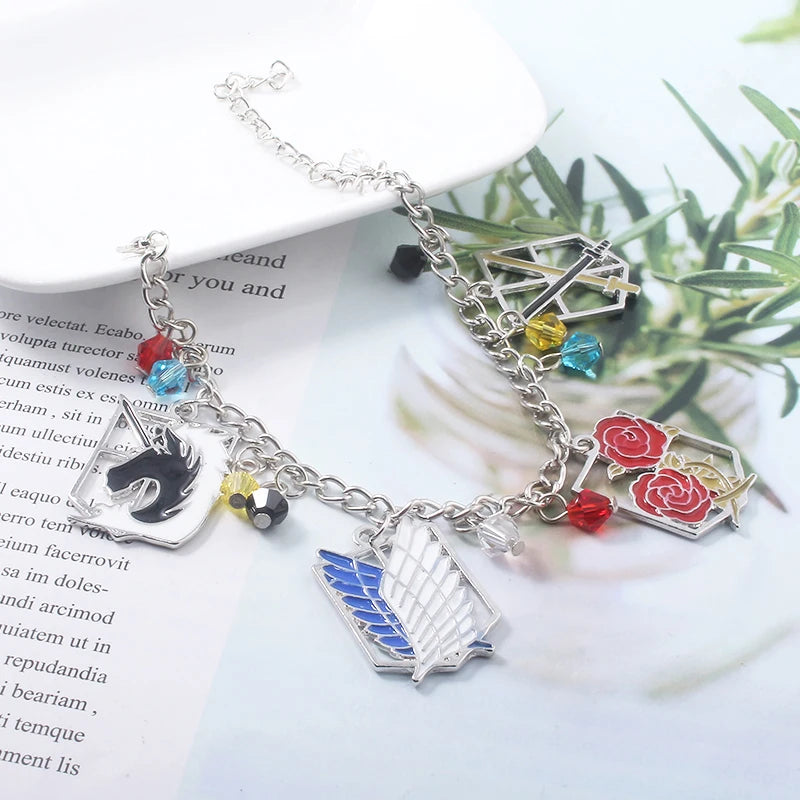 Attack on Titan Charm Bracelet