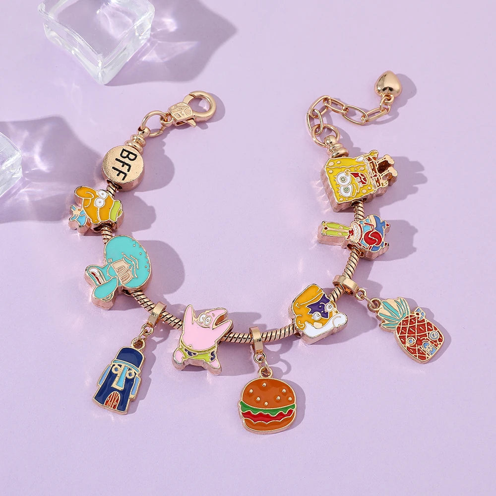 Spongebob Squarepants Charm Bracelet