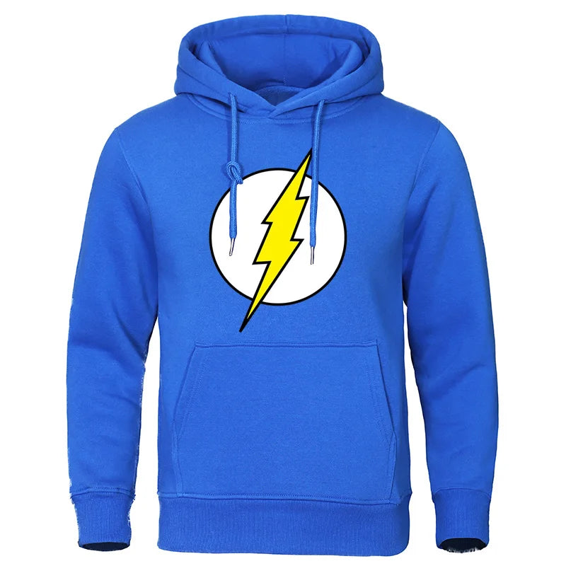 Big Bang Theory Lightning Logo Fleece Hoodie