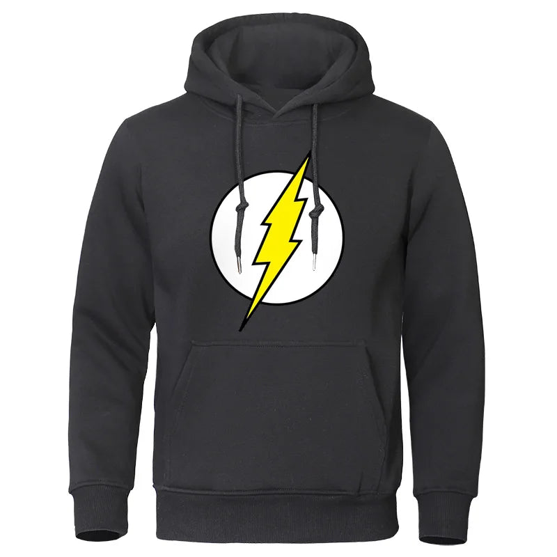 Big Bang Theory Lightning Logo Fleece Hoodie