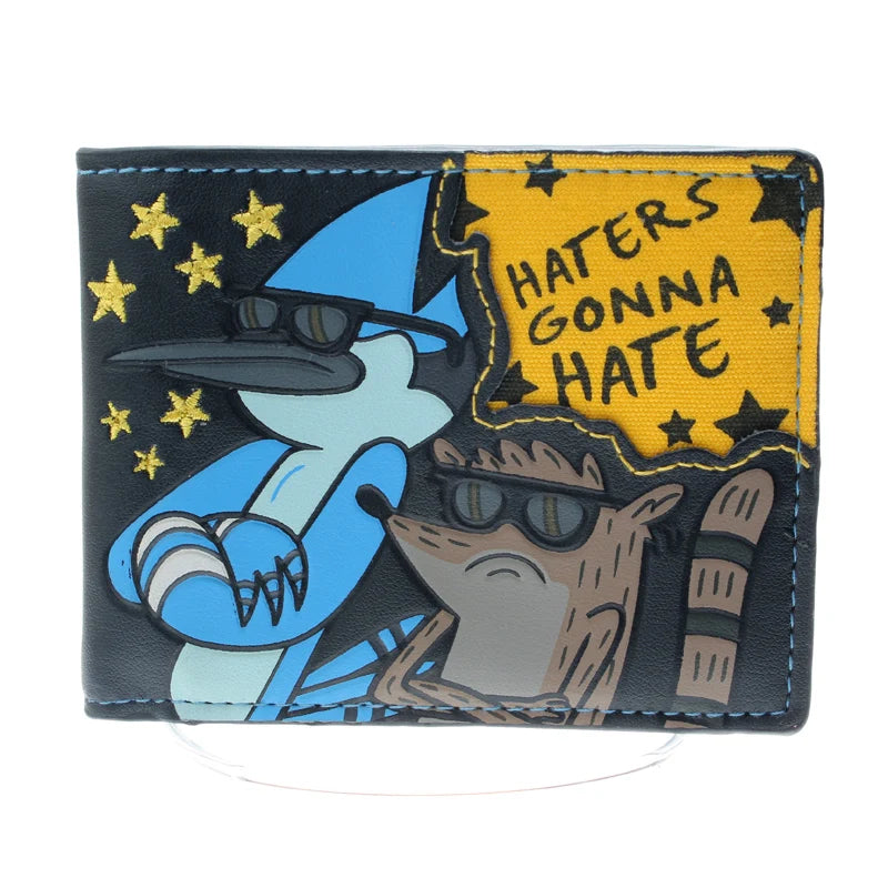 Regular Show Mordecai and Rigby Haters Gonna Hate Wallet