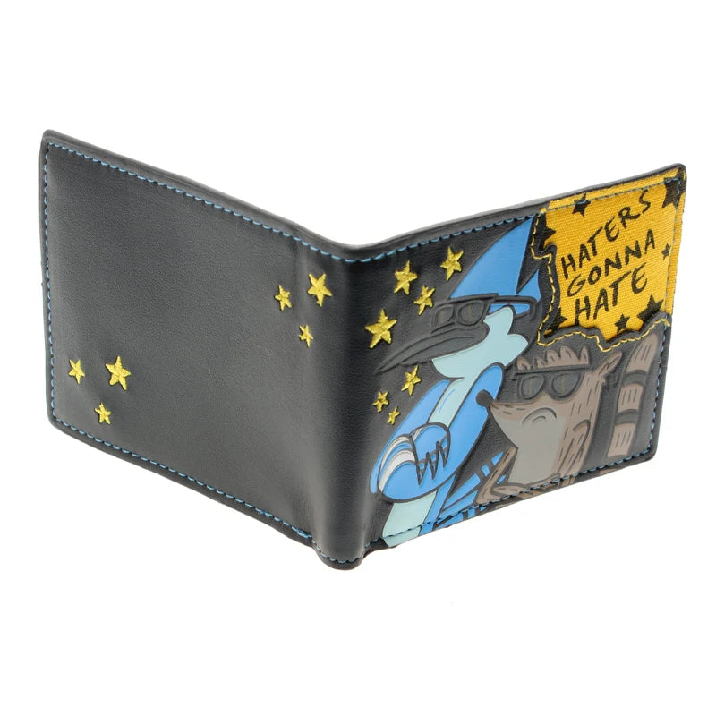 Regular Show Mordecai and Rigby Haters Gonna Hate Wallet