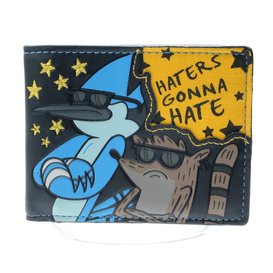 Regular Show Mordecai and Rigby Haters Gonna Hate Wallet
