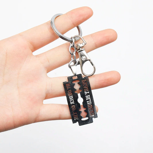 Peaky Blinders Razor Blade Keychain