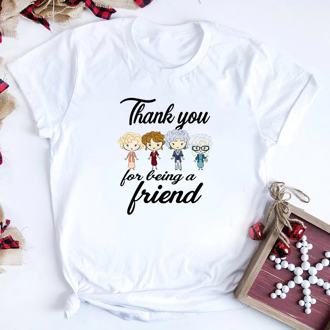 Golden Girls Thank You for Being A Friend Cute Cartoon T-Shirt