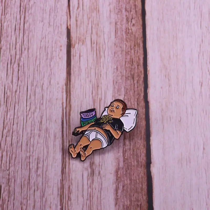 King of the Hill Bobby Enamel Pins