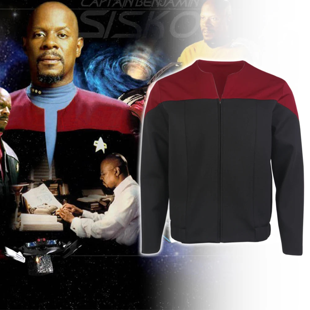 Star Trek Deep Space Nine Full Zip Starfleet Officer Costume