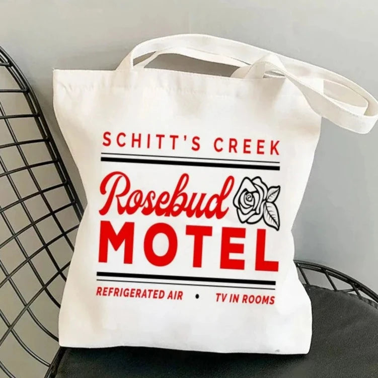 Schitt's Creek Rosebud Motel Canvas Bag