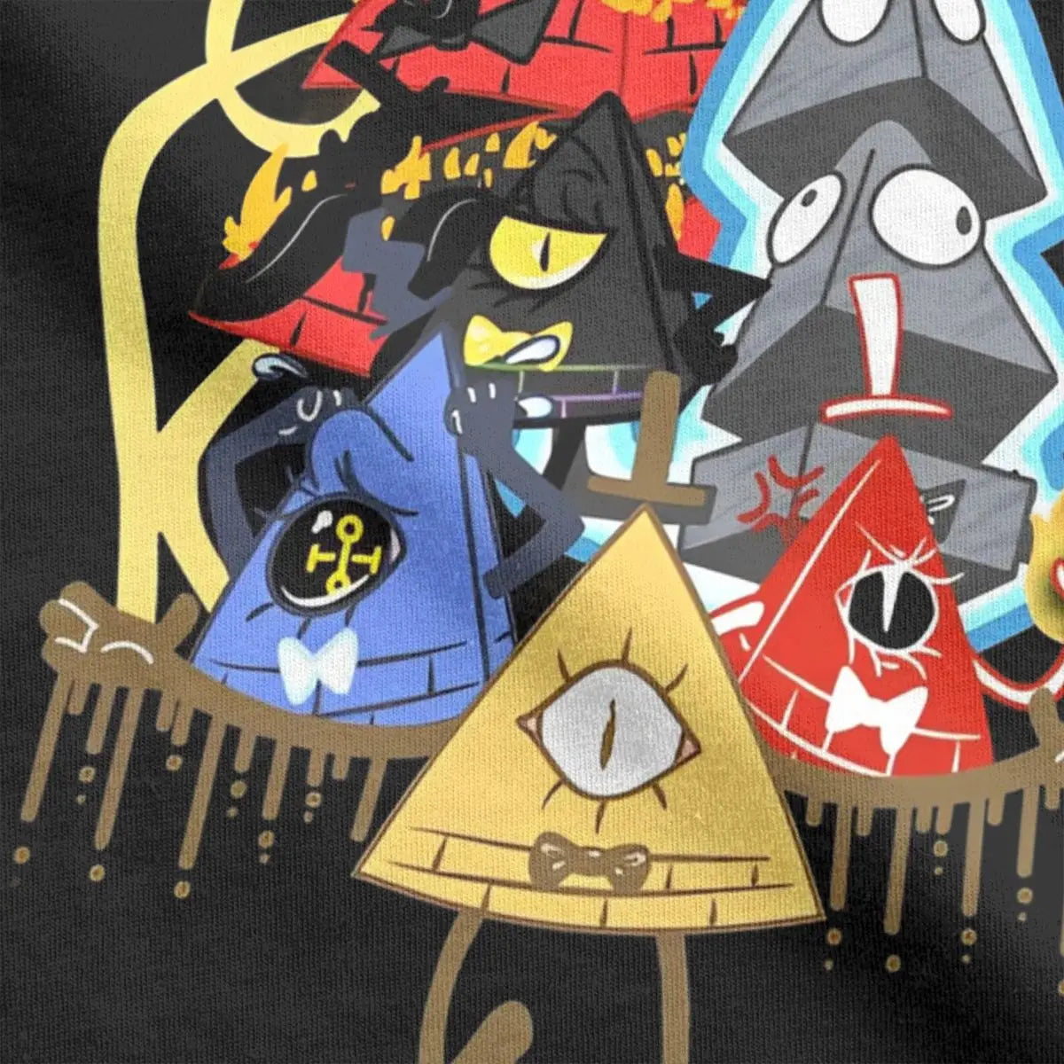 Gravity Falls Bill Cipher Many Forms T-Shirt