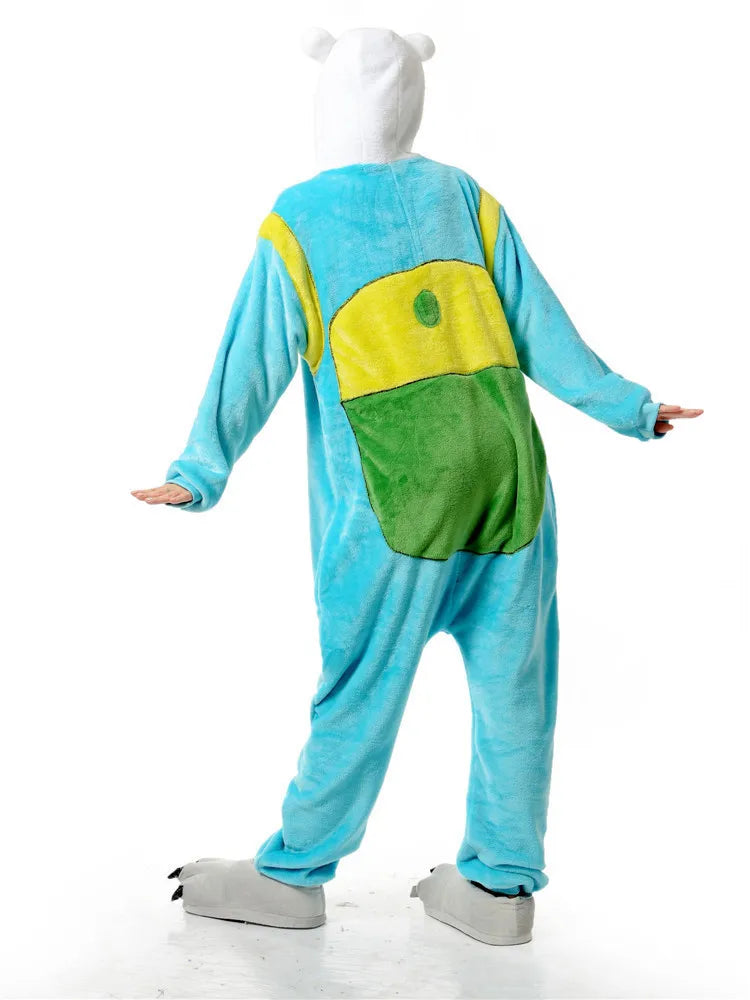 Adventure Time Jake and Finn Cosplay Onesie Pajamas