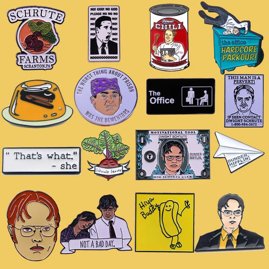 The Office Enamel Pins