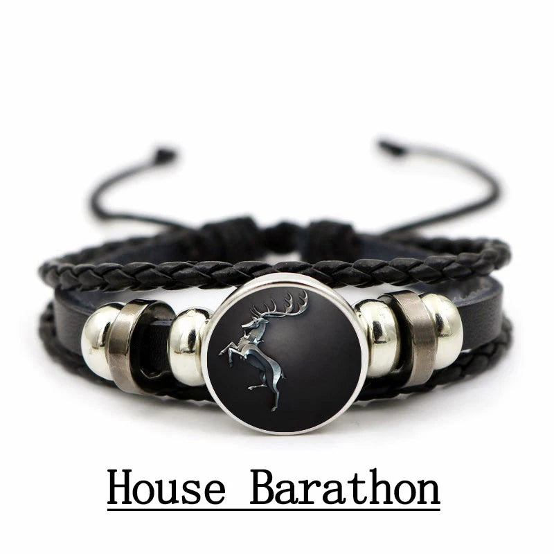 Game of Thrones House Crest Leather Bracelets