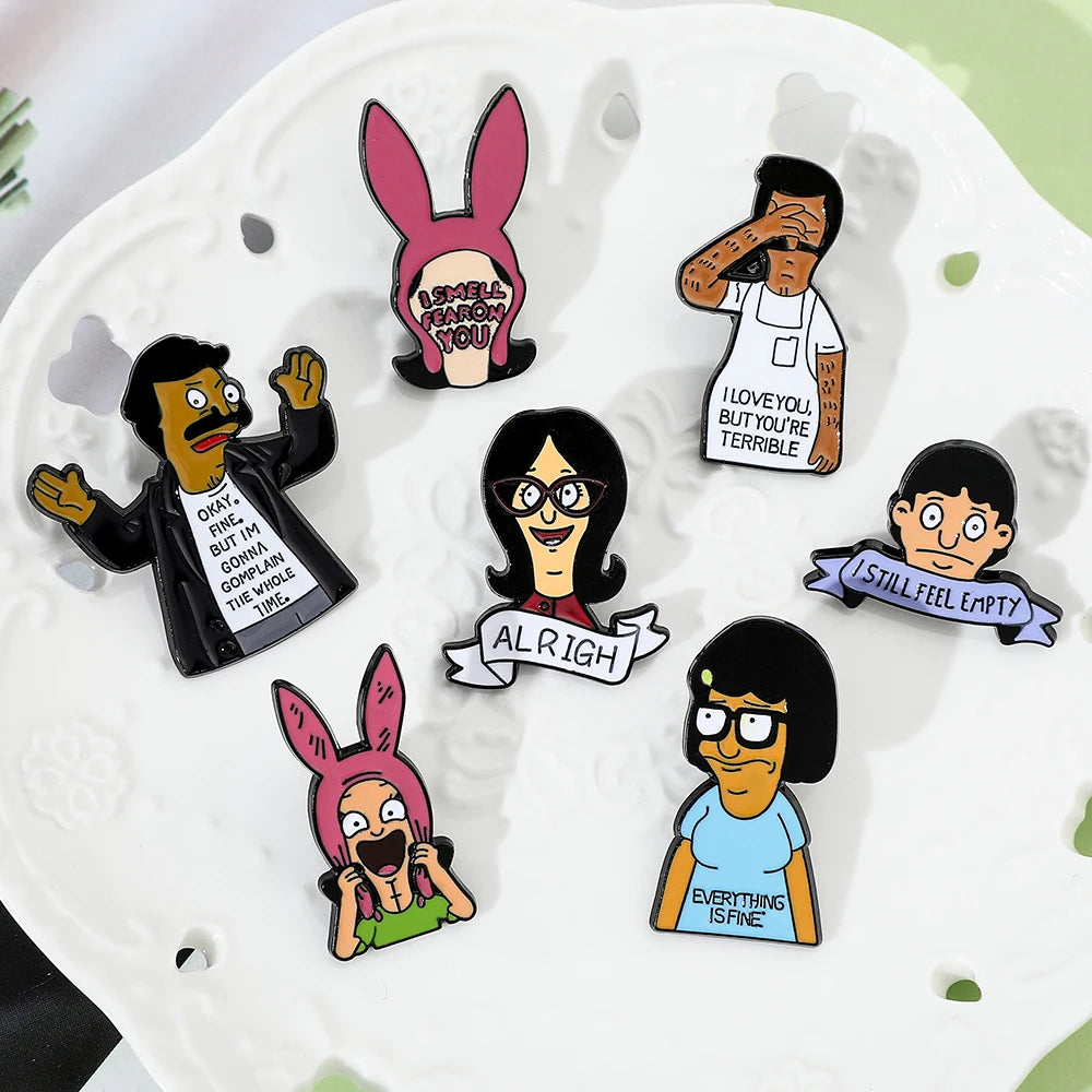 Bob's Burgers Enamel Pins