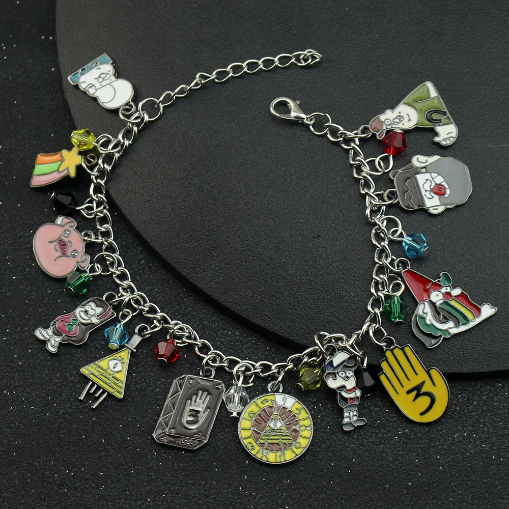 Gravity Falls Charm Braclet