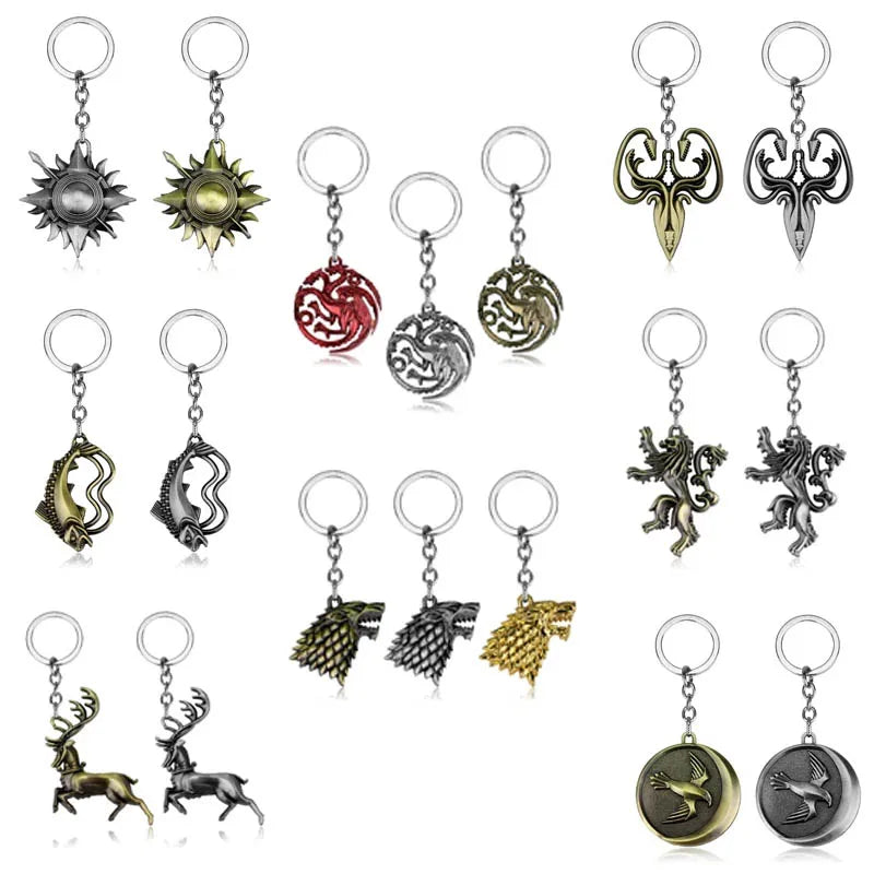 Game of Thrones Great House Keychains