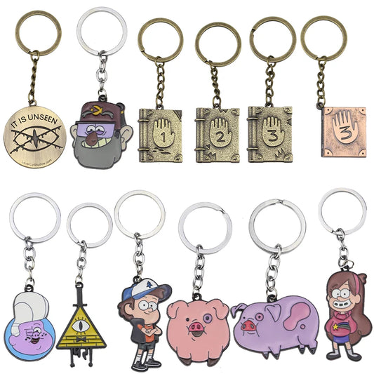 Gravity Falls Keychains