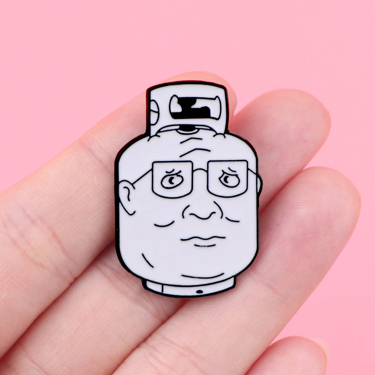 King of the Hill Hank Propane Tank Enamel Pin