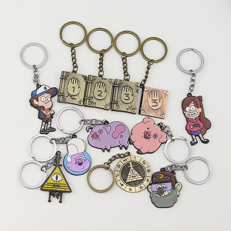 Gravity Falls Keychains