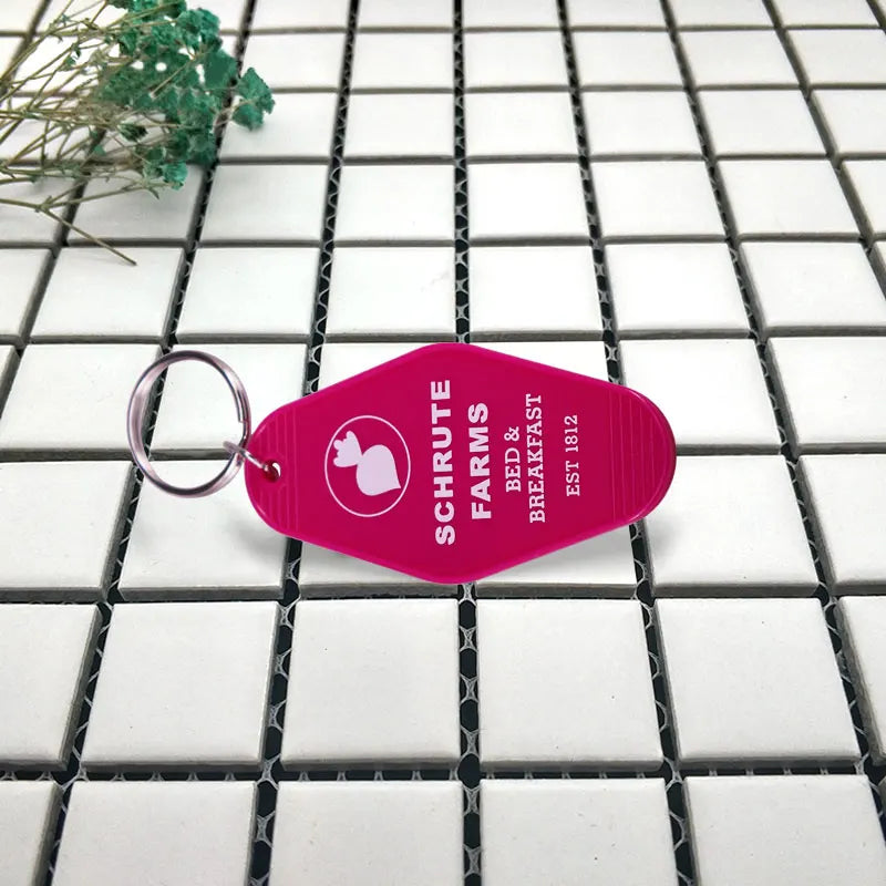 The Office Schrute Farms B&B Keychain