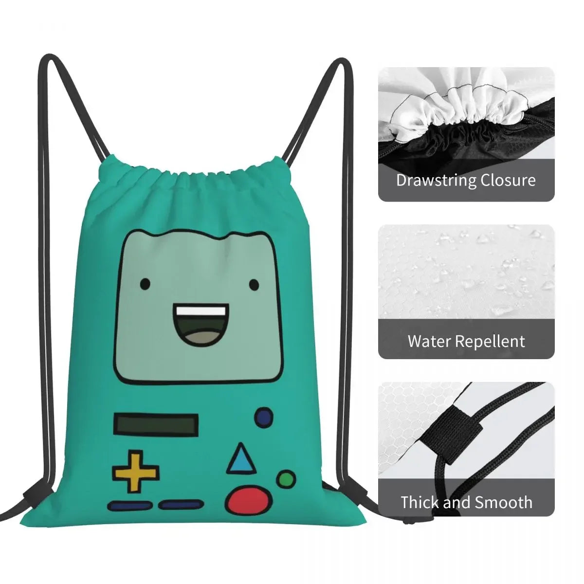 Adventure Time BMO Drawstring Bag