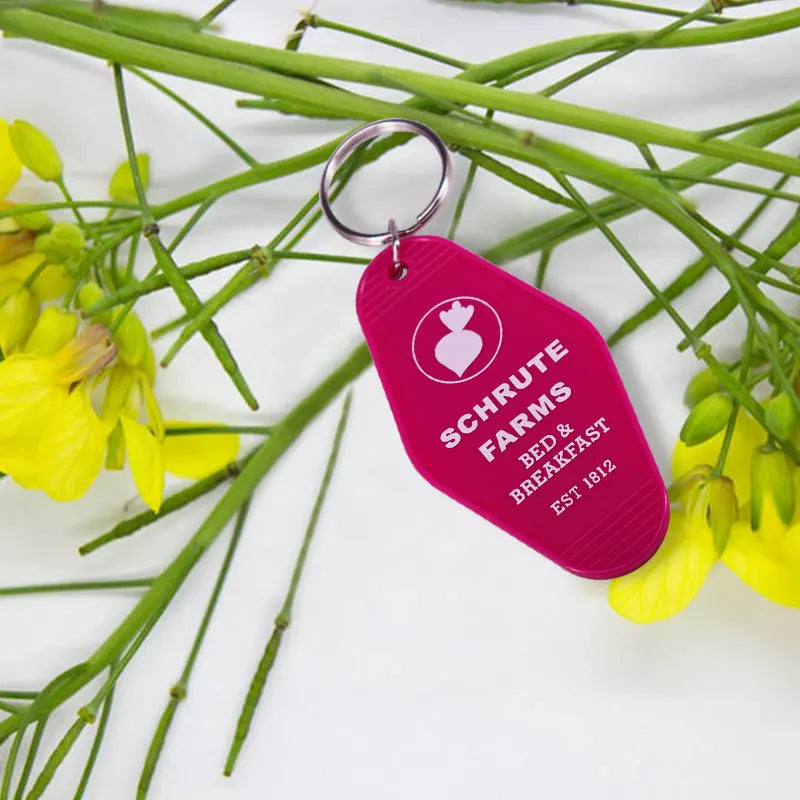 The Office Schrute Farms B&B Keychain
