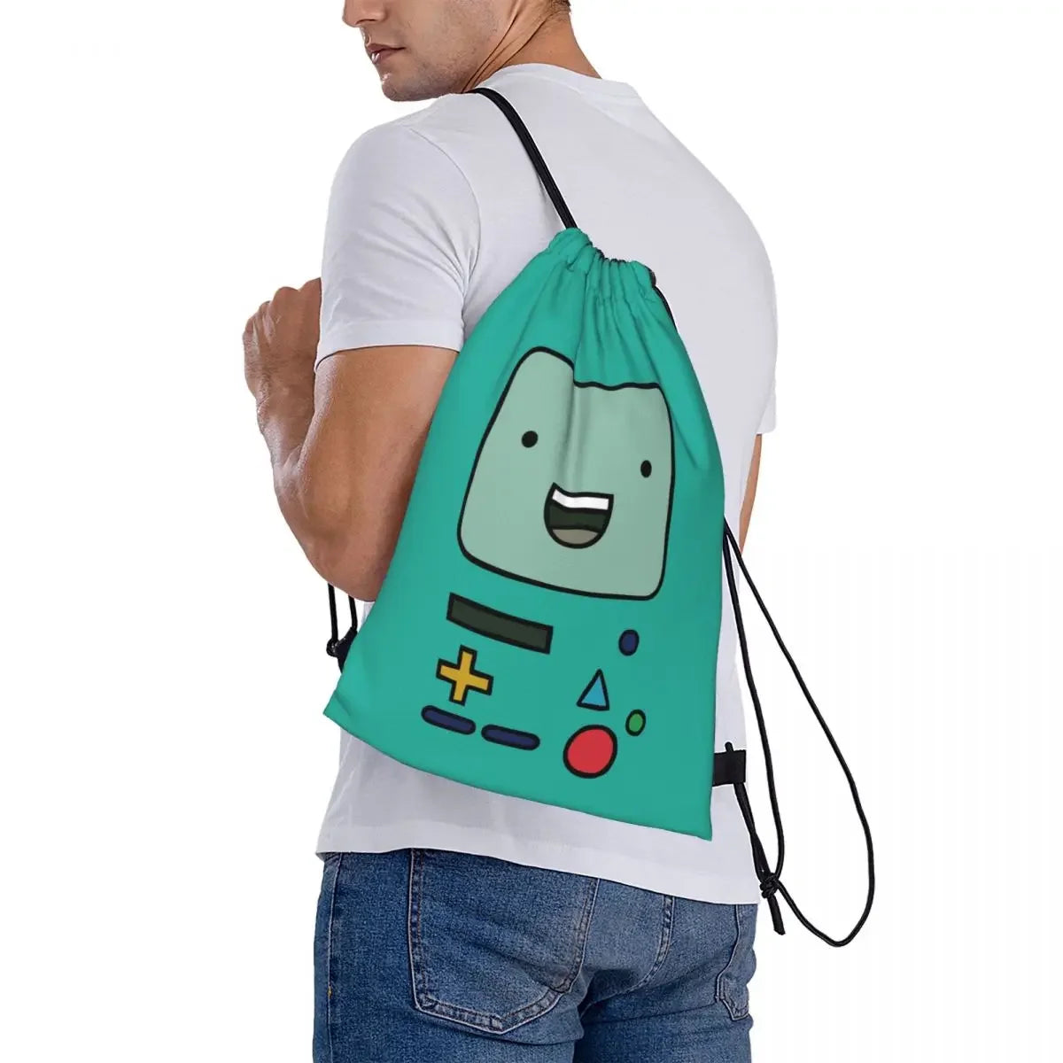 Adventure Time BMO Drawstring Bag