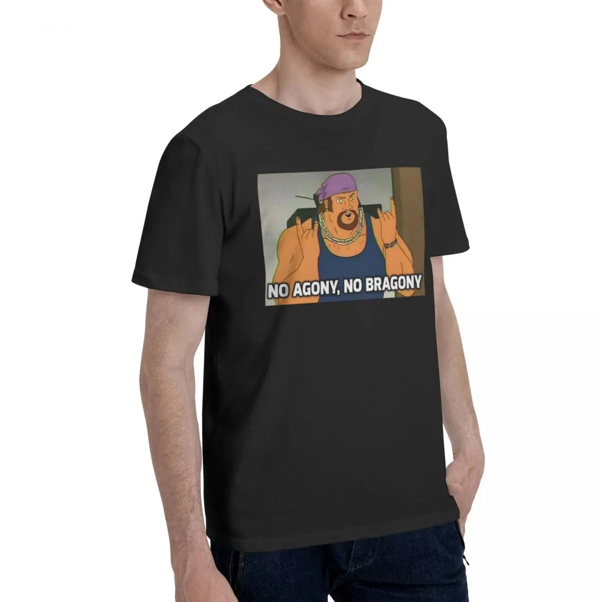 King of the Hill No Agony No Bragony Meme T-Shirt