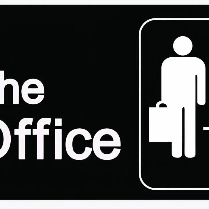 The Office Logo Metal Sign