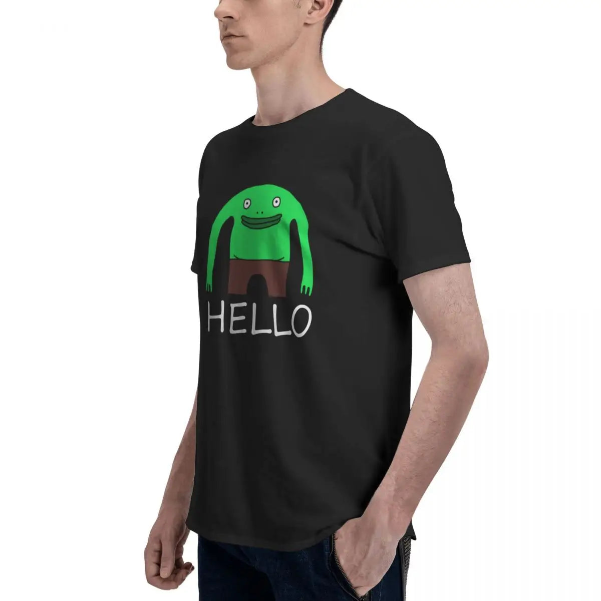 Smiling Friends Mr Frog Hello T-Shirt