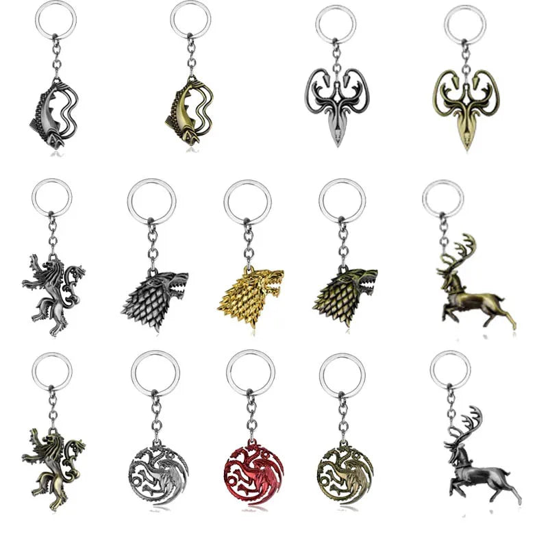 Game of Thrones Great House Keychains