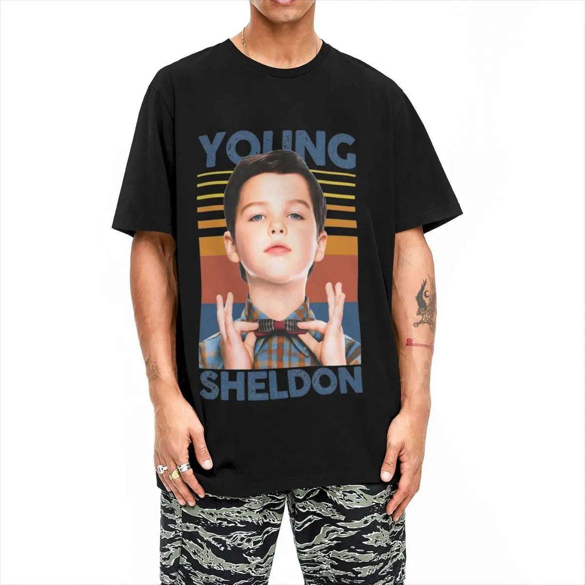 Big Bang Theory Young Sheldon Retro T-Shirt