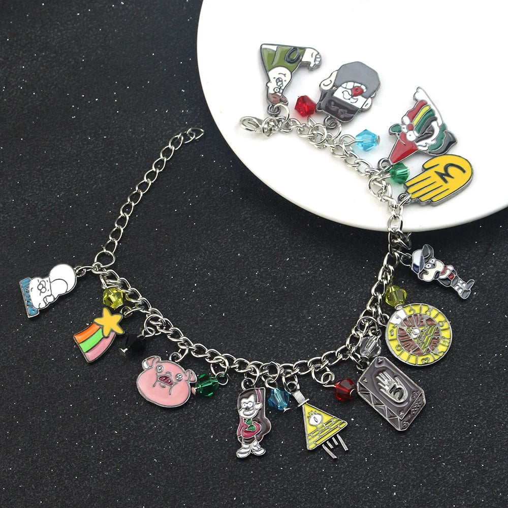 Gravity Falls Charm Braclet