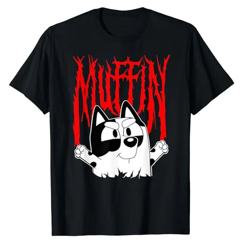 Bluey Rock and Roll Muffin T-Shirt (Toddler-Adult Sizes)