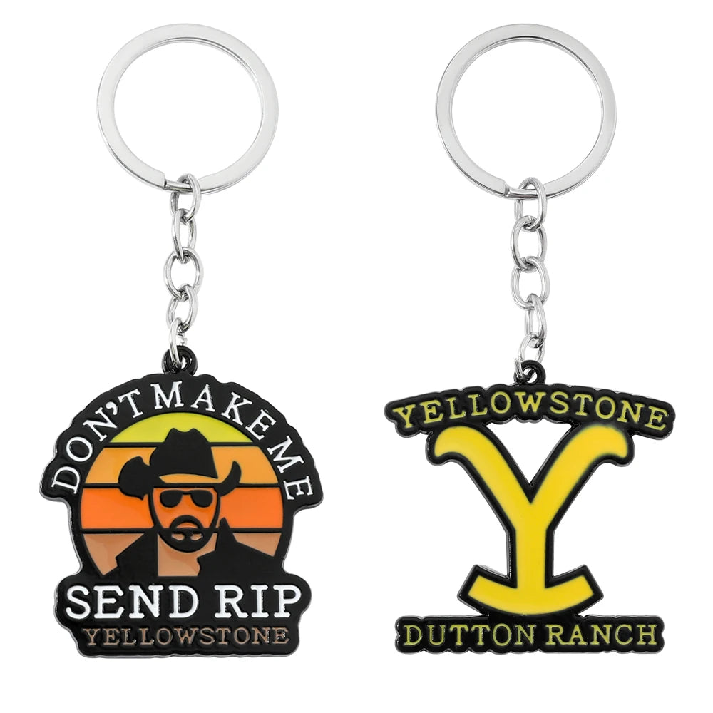 Yellowstone Metal Keychains