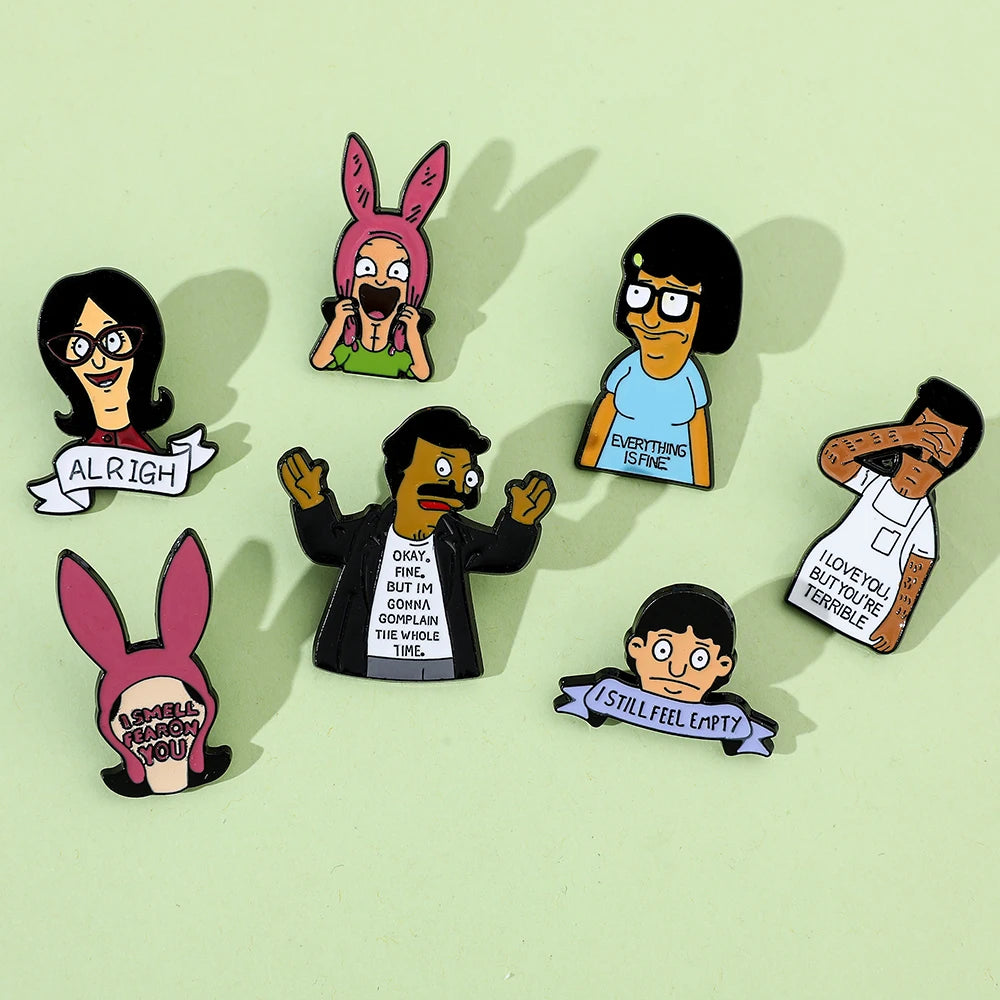 Bob's Burgers Enamel Pins