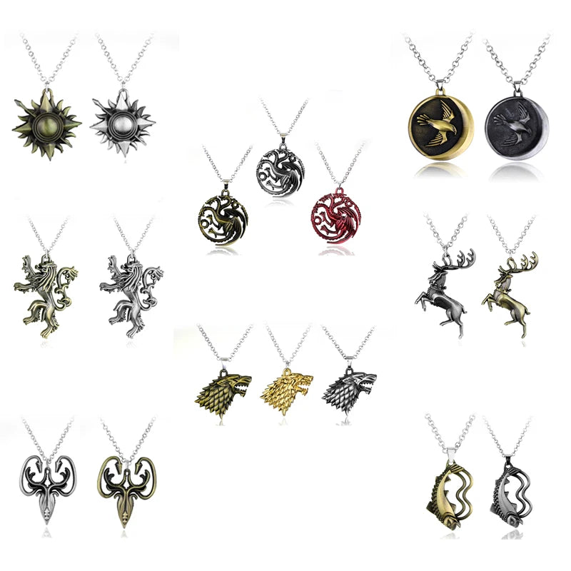 Game of Thrones House Sigil Pendants