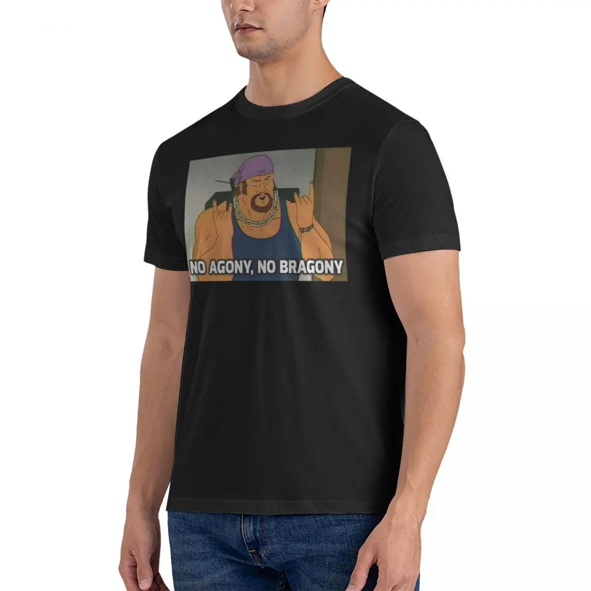 King of the Hill No Agony No Bragony Meme T-Shirt