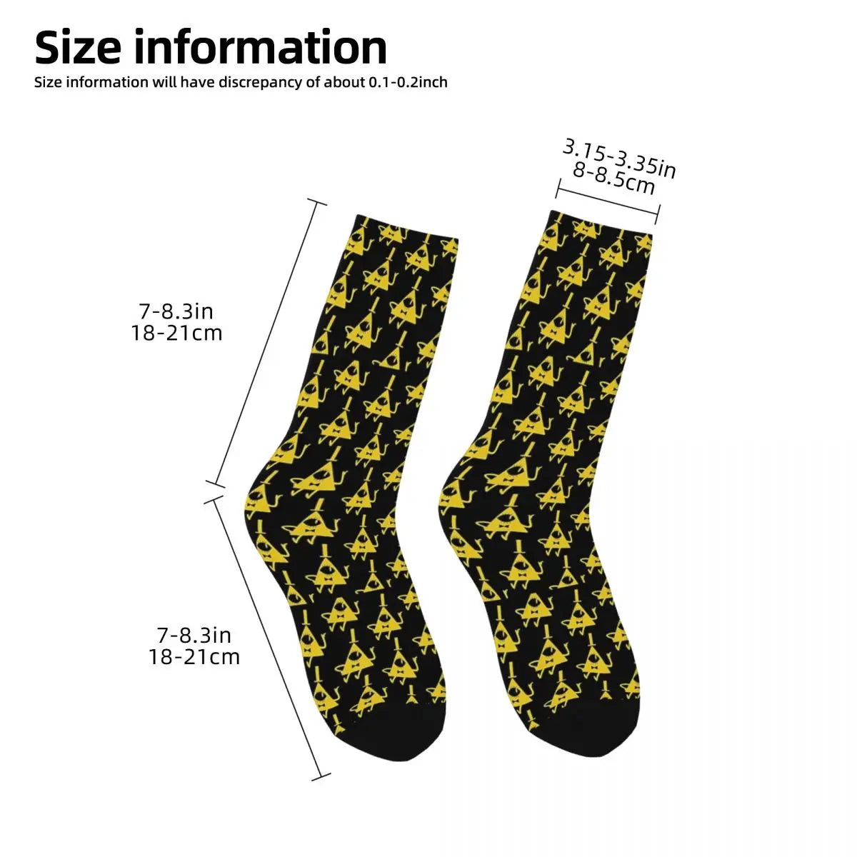 Gravity Falls Bill Cypher Socks