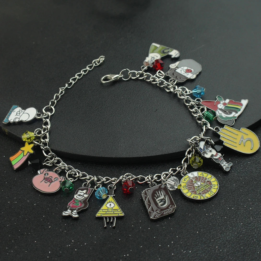 Gravity Falls Charm Braclet