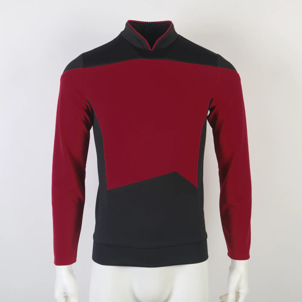 Star Trek TNG Starfleet Officer Tops Cosplay Costume