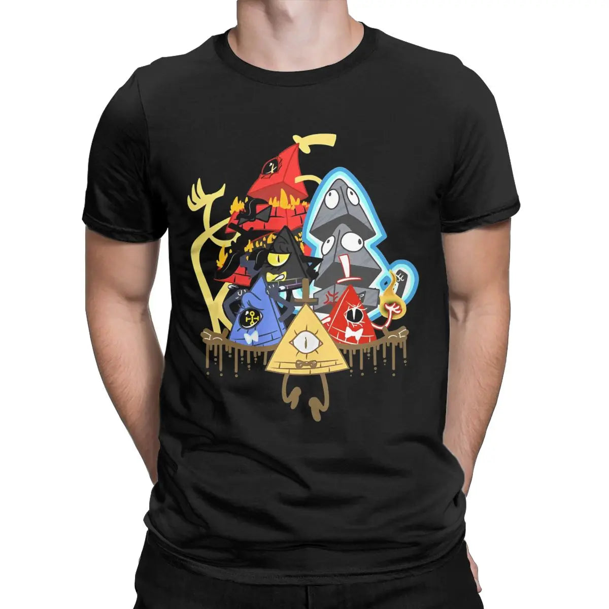 Gravity Falls Bill Cipher Many Forms T-Shirt