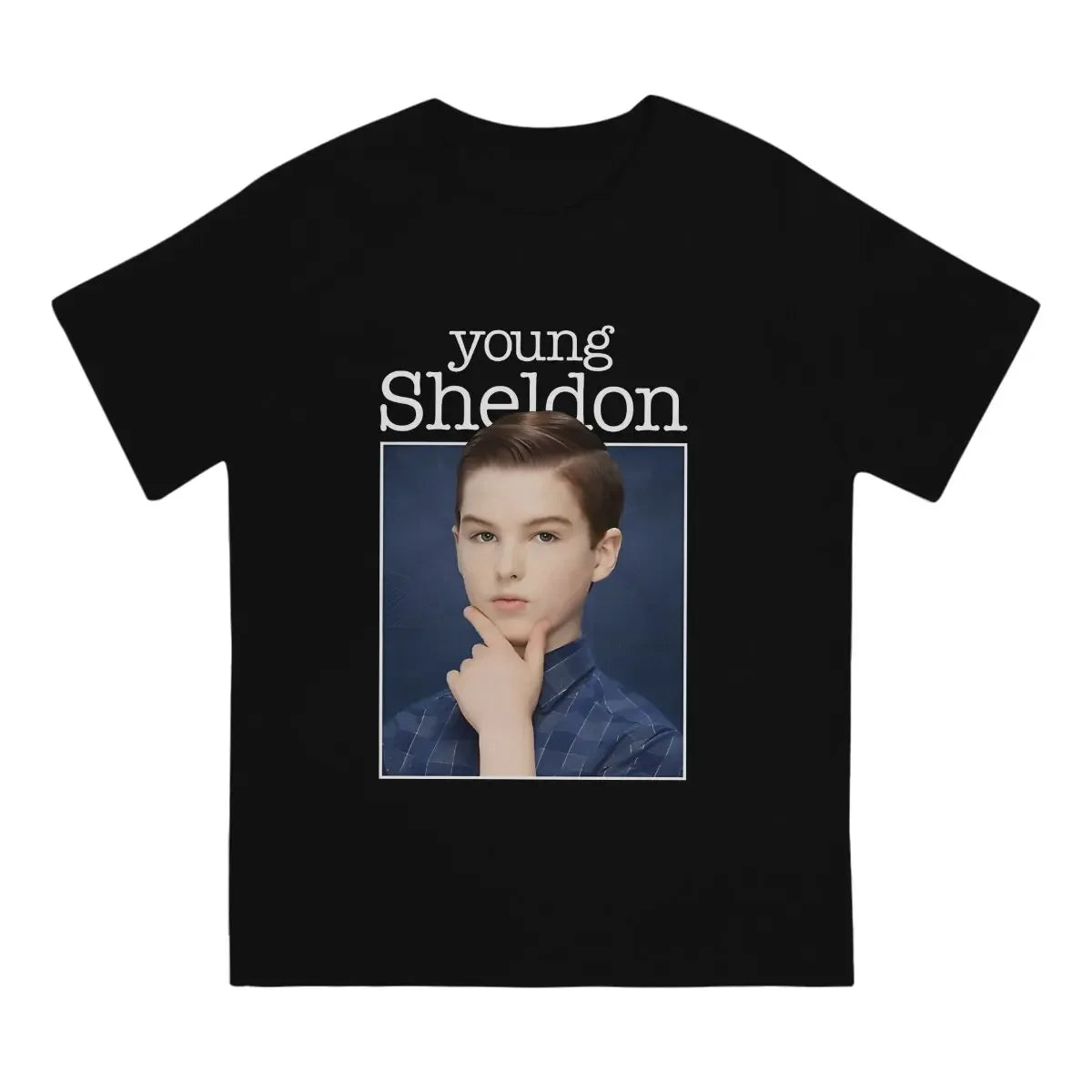 Big Bang Theory Young Sheldon Portrait T-Shirt