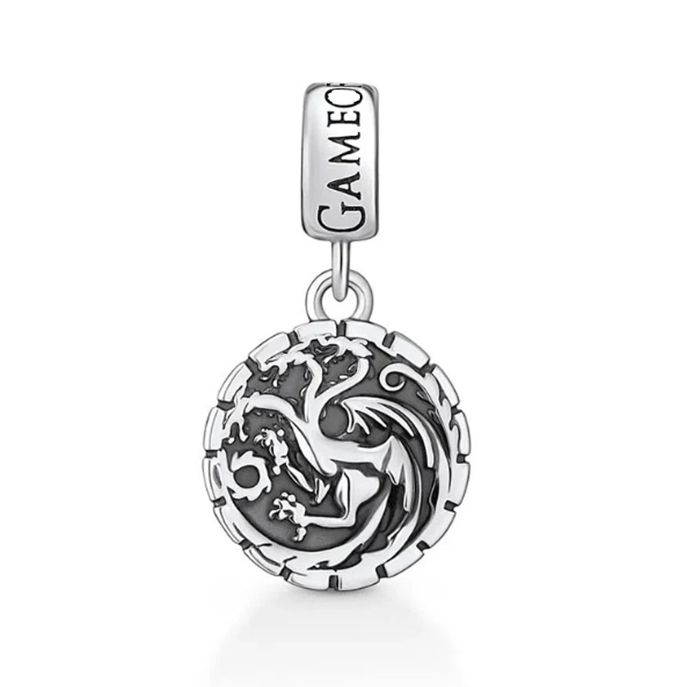 Game of Thrones Silver Charm Bracelet Charms