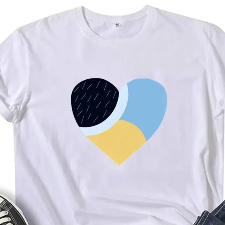 Bluey Family Heart T-Shirt