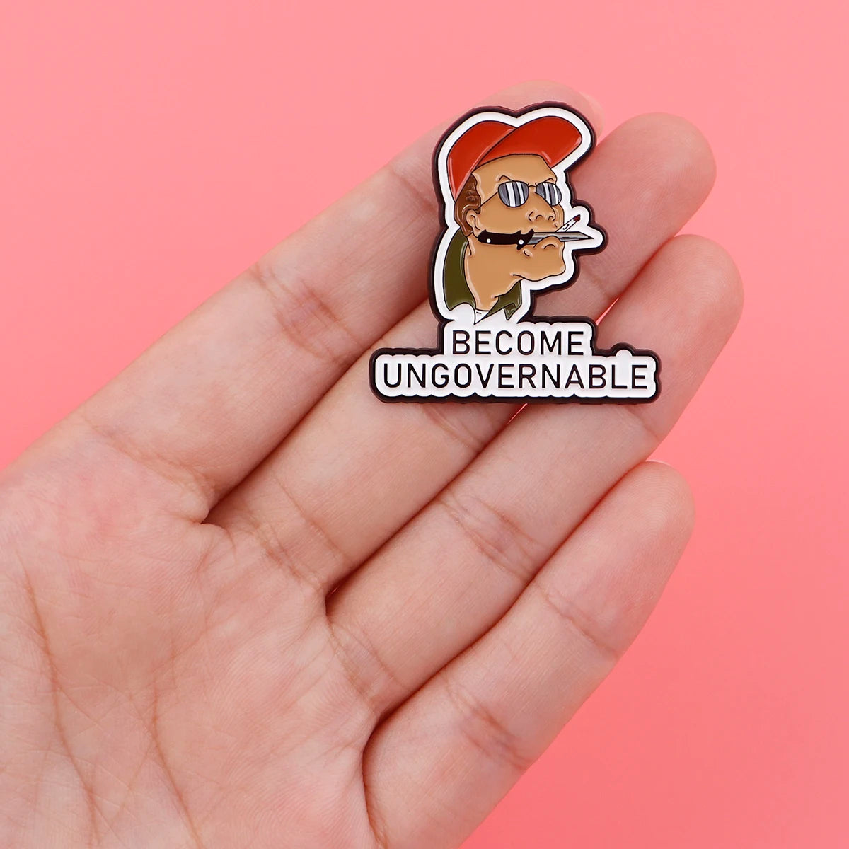 King of the Hill Dale Gribble Become Ungovernable Enamel Pin