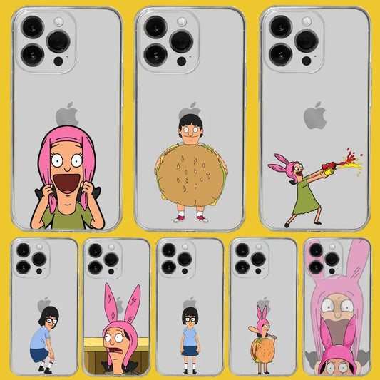 Bob's Burgers Clear Phone Case (iPhone)