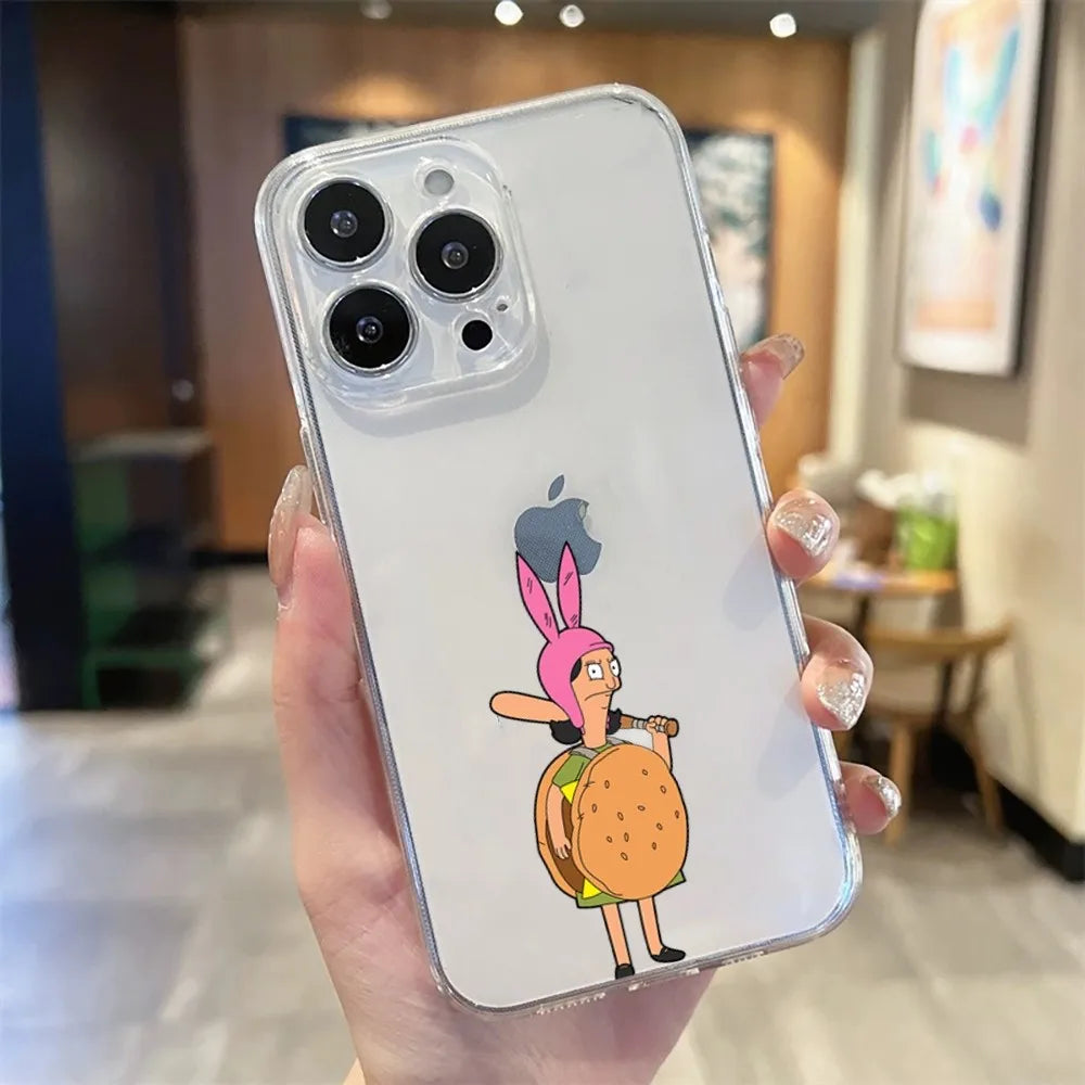 Bob's Burgers Clear Phone Case (iPhone)