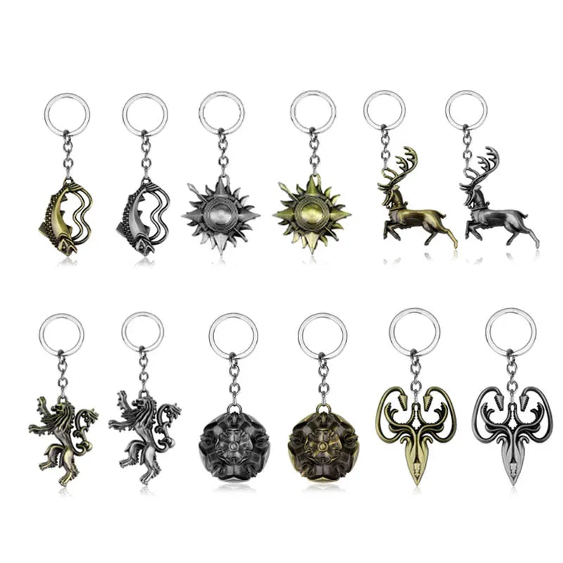 Game of Thrones Great House Keychains