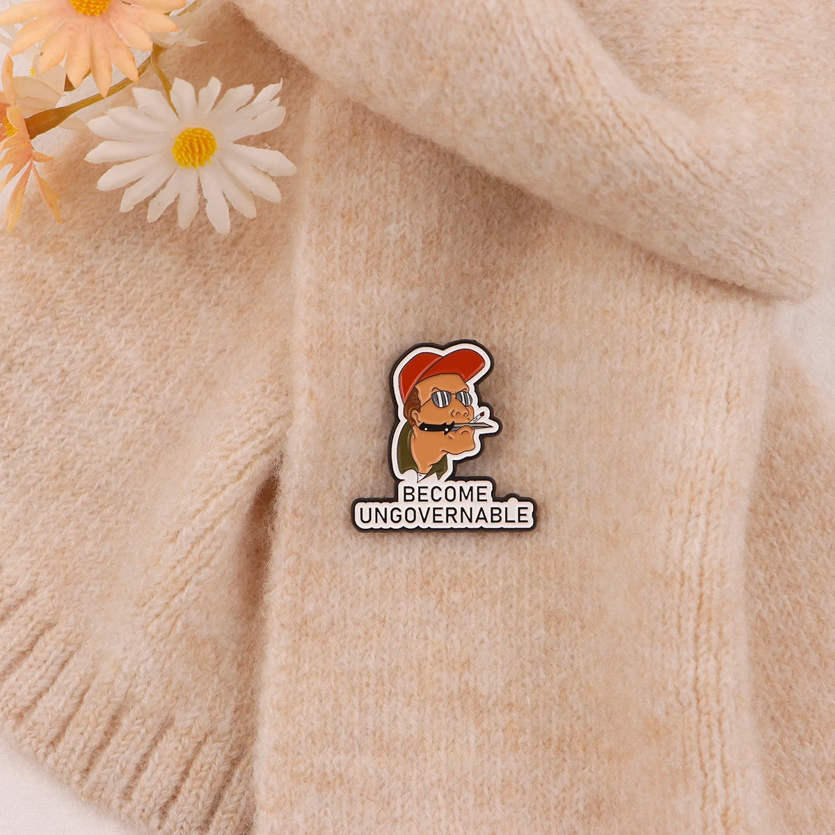 King of the Hill Dale Gribble Become Ungovernable Enamel Pin