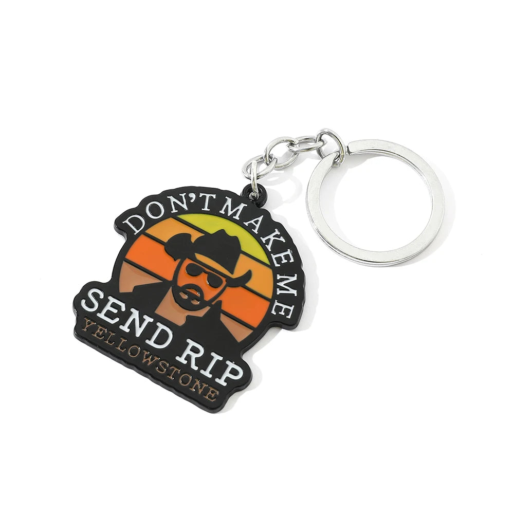 Yellowstone Metal Keychains